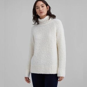 Club Monaco Bouclé Turtleneck Sweater